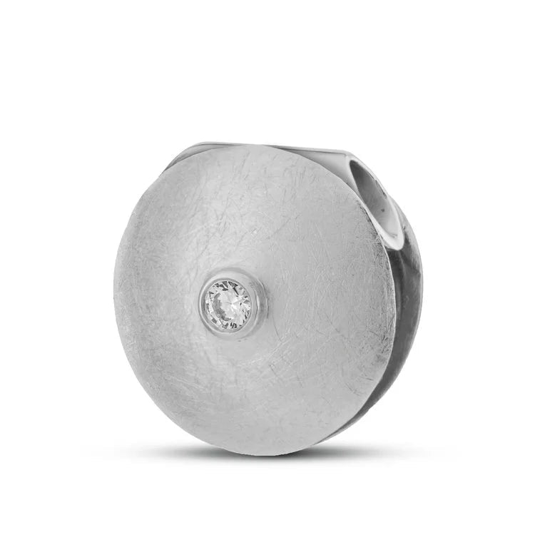 Sterling zilveren assieraad hanger mat met zirkonia