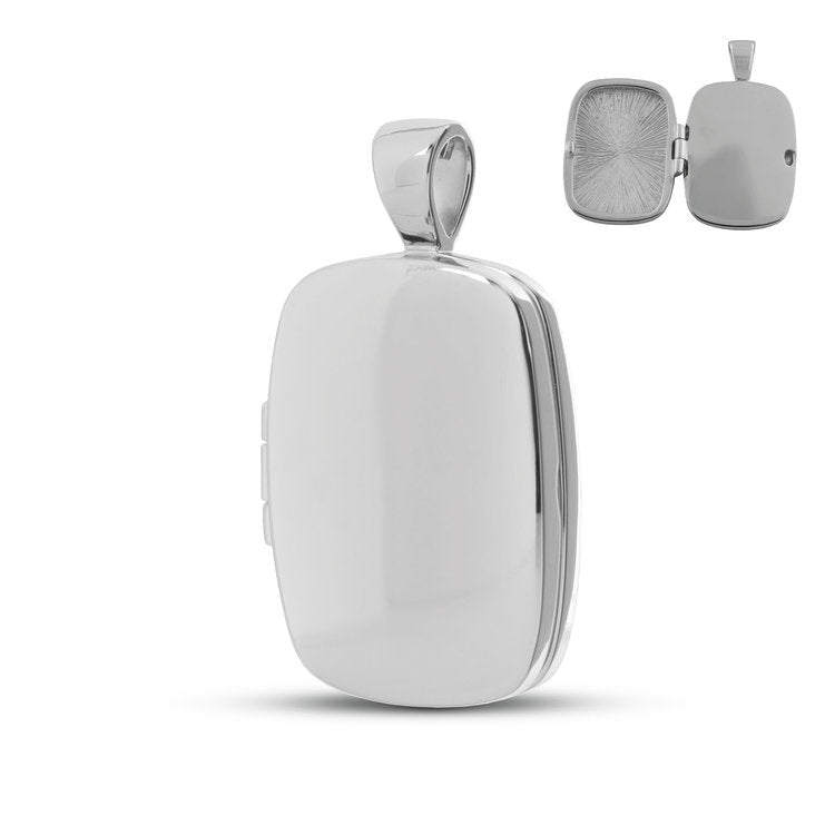 Handgemaakte glanzende zilveren assieraad hanger – Beperkte voorraad