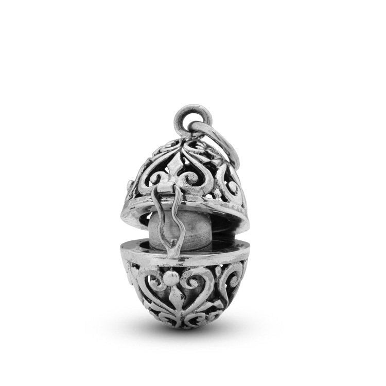 Zilveren assieraad hanger subtiel design Sum