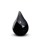 Keramische mini urn Celest met druppelvorm voor duo-combinatie