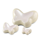 Messing keepsake urn met zacht vlindermotief