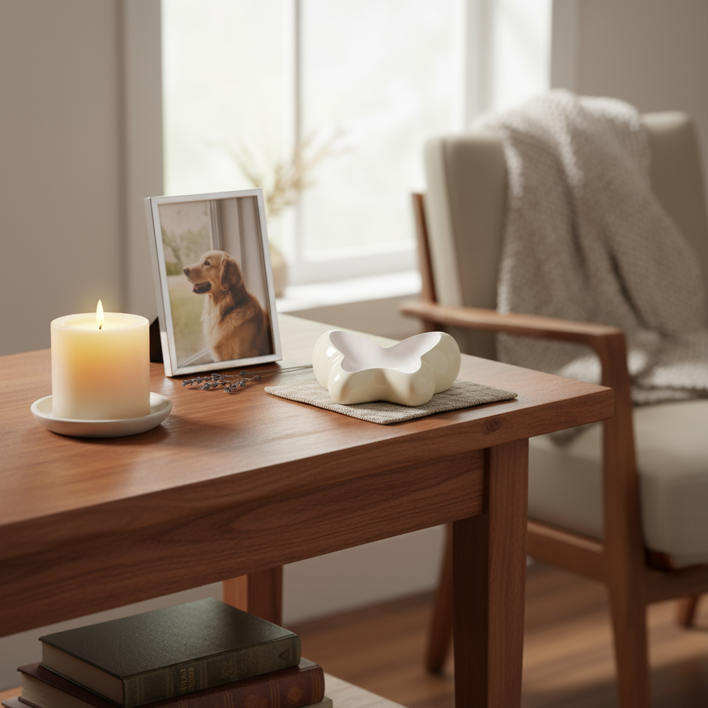 Metalen mini urn zilver met vlindermotief