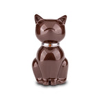 Metaal dierenurn Nuna bruin glans design