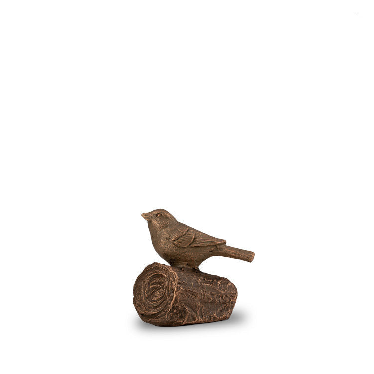 Keramische urn brons Levenstakje