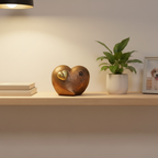 Keramiek urn Dier goud bronskleur elegant gevormd