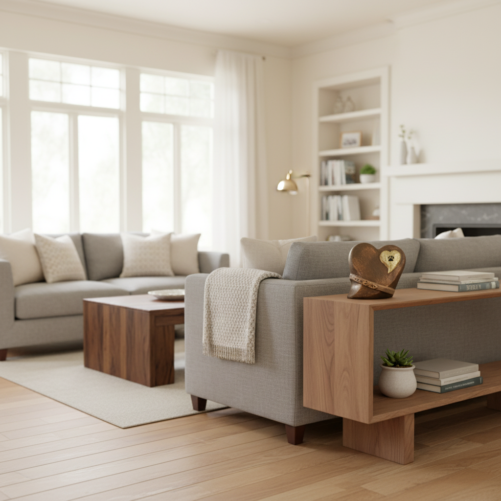 Keramiek urn Dier goud bronskleur robuust model