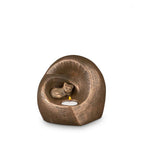 Keramiek urn Dierenurn bronskleur tijdloos mat design