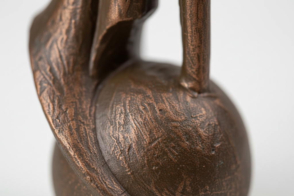 Keramische urn brons I loved and lost you