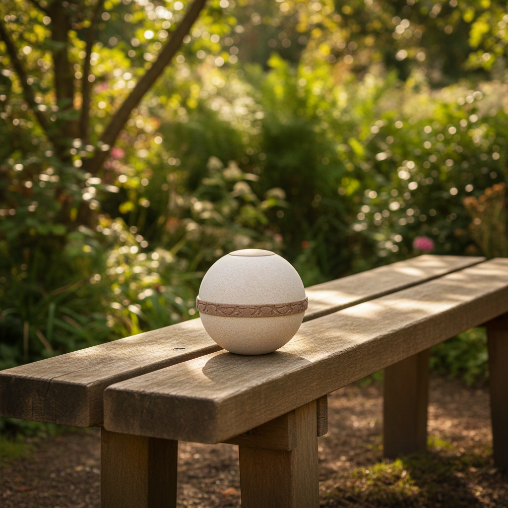 Biologisch afbreekbare urn Cuarzo