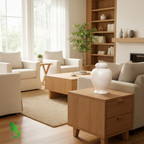 Biologische urn naturel eco design met GreenLeave keurmerk