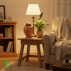 Biologische urn naturel duurzaam design met GreenLeave keurmerk