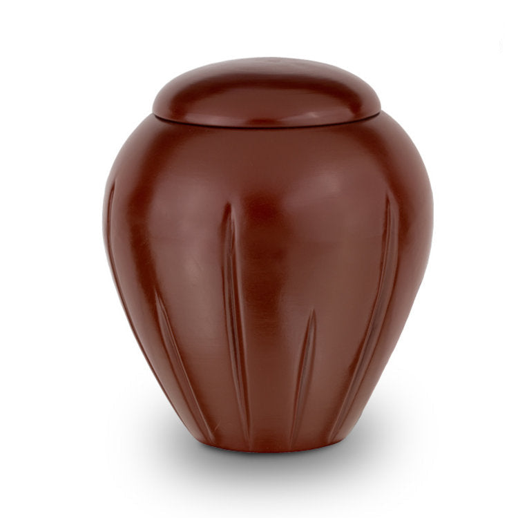 Biologische urn naturel handgemaakt met GreenLeave keurmerk