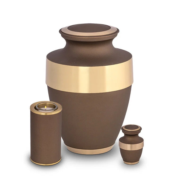 Metalen keepsake urn zilver met hoogwaardige afwerking