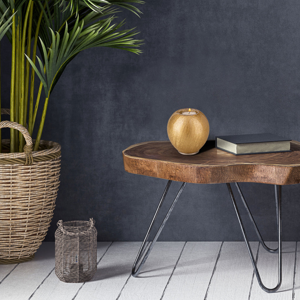 Kristalglas Transparant Handgeblazen Kaarshouder met RVS-sluiting