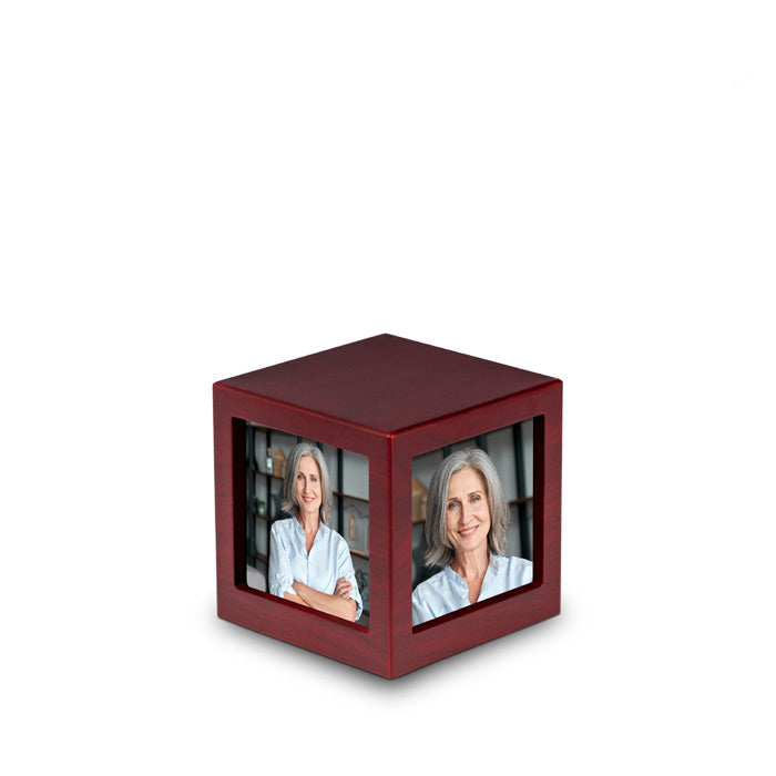 MDF grote urn hout modern handgemaakt persoonlijk eenvoudig te vullen