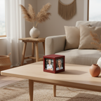 MDF grote urn hout modern handgemaakt persoonlijk eenvoudig te vullen