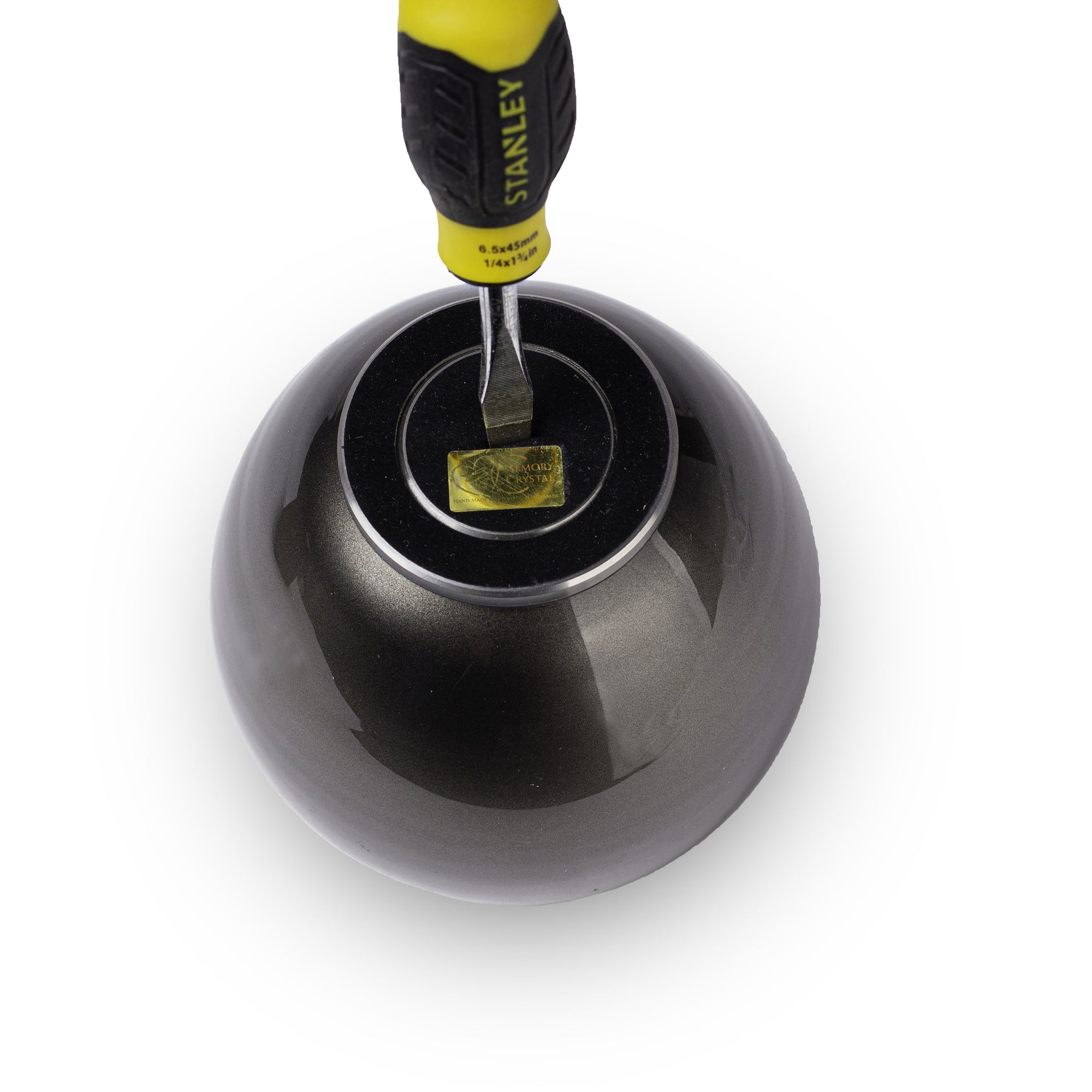 Kristalglas Transparant Elegante Kaarshouder met RVS-sluiting