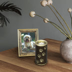 Metaal dieren kaarshouder groot lichtgrijs zilverkleur glans