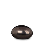Kristalglas Transparant Medium Urn met Lava Stone en RVS-sluiting