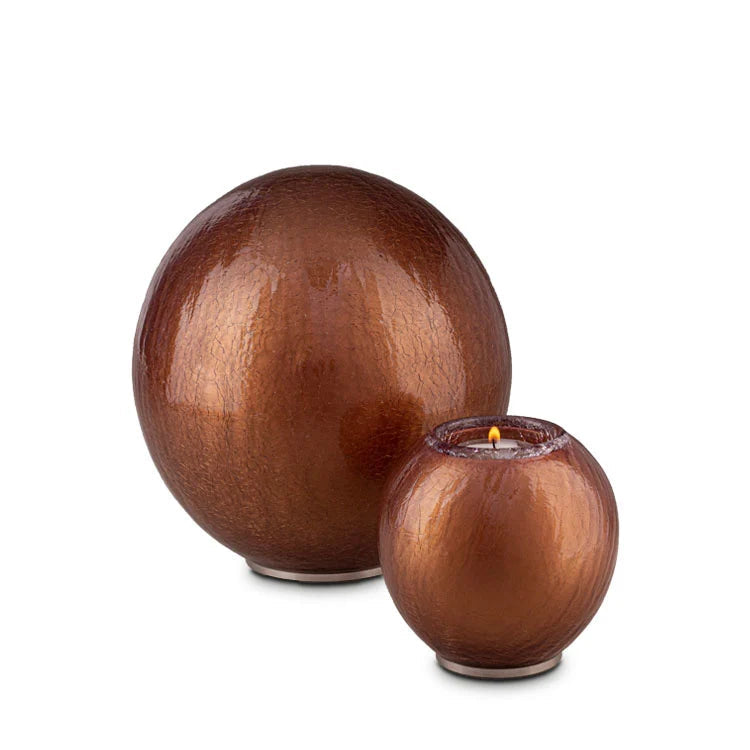 Kristalglas Transparant Medium Urn met Luxe RVS-sluiting