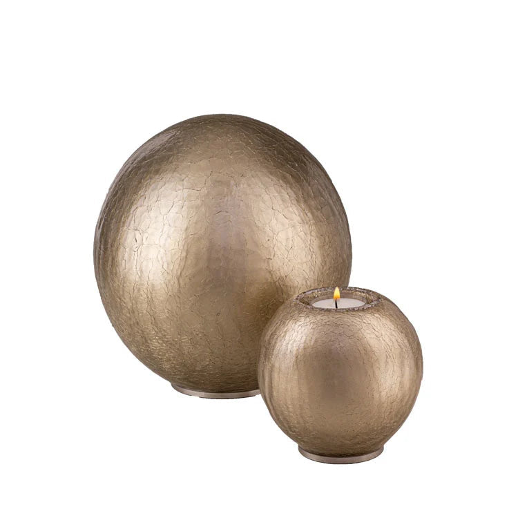 Kristalglas Transparant Medium Urn met Handgeblazen Afwerking