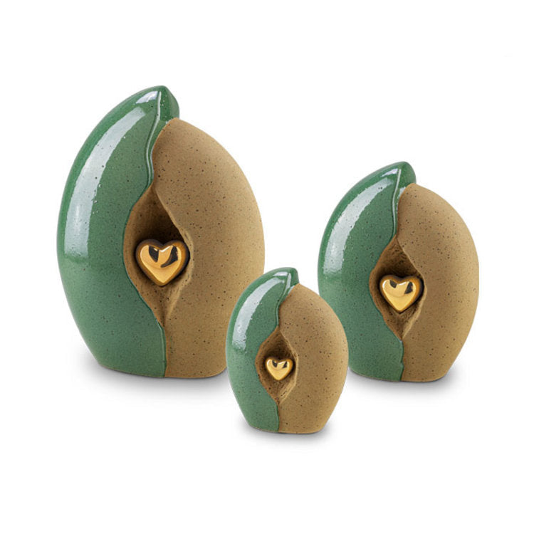 Keramische urn van hoogwaardige klei