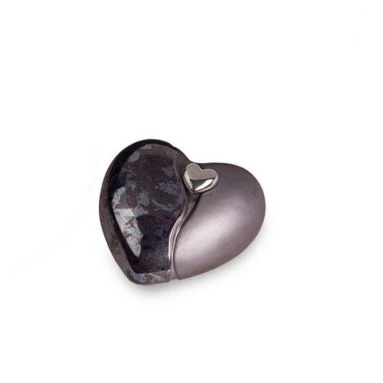 Keramische mini urn met magnetisch afneembaar hart