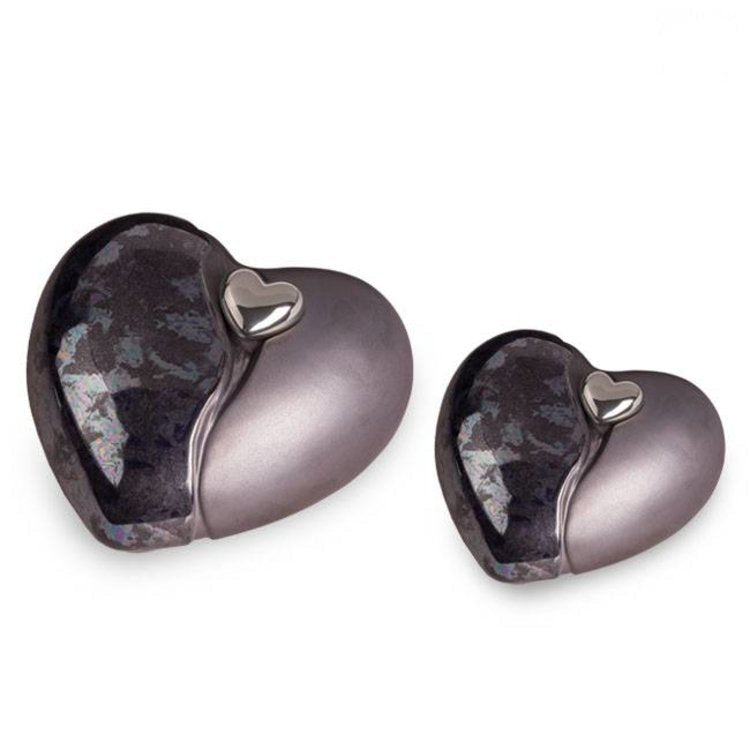 Keramische mini urn met magnetisch afneembaar hart
