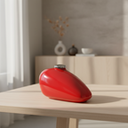 Keramische urn zwart met motor tank vorm