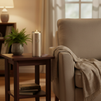 Glazen dierenurn cappuccino medium handgeblazen