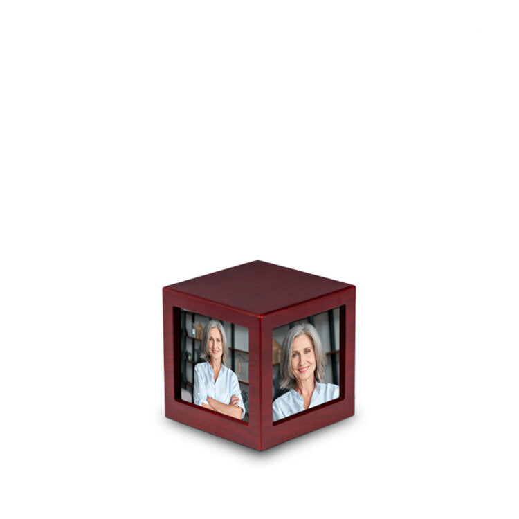 MDF medium urn hout modern handgemaakt persoonlijk eenvoudig te vullen