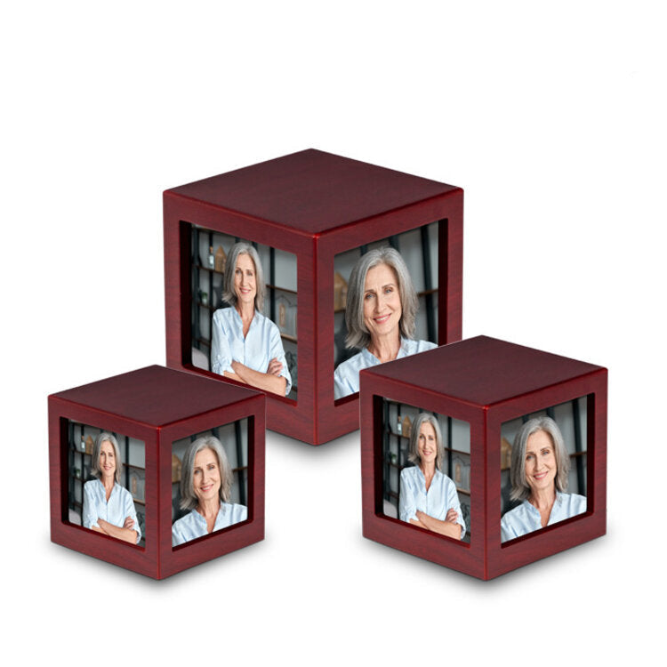 MDF medium urn hout modern handgemaakt persoonlijk eenvoudig te vullen