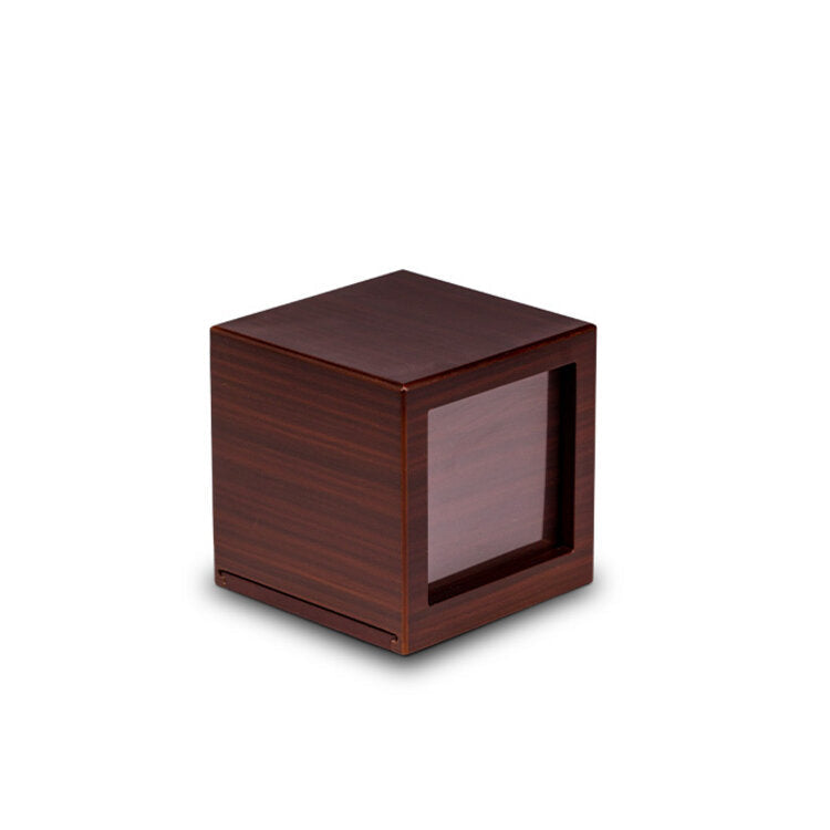 MDF urn hout groot modern handgemaakt persoonlijk eenvoudig te vullen