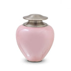 Metalen urn Satori met zilverkleurige accenten