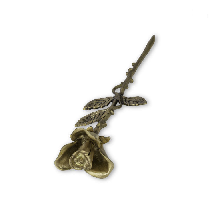 Metalen keepsake urn Roos, ambachtelijk en duurzaam