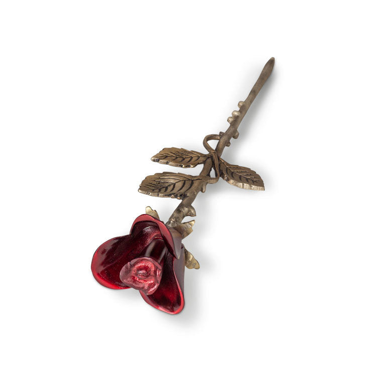 Metalen keepsake urn Roos, verfijnd en ambachtelijk