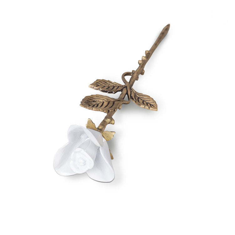 Metalen keepsake urn Roos, duurzaam en ambachtelijk vervaardigd