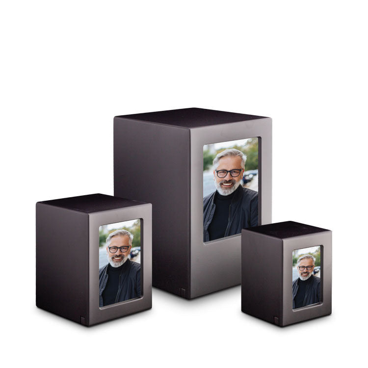 MDF urn hout modern handgemaakt persoonlijk eenvoudig te vullen