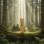 Bamboe mini verstrooi urn natuurlijk duurzaam met uniek sluitmechanisme