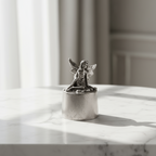 Tinnen asbeeld zilver my angel in heaven liefdevol herdenken