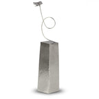 Tinnen asbeeld zilver vlinder je ziel blijft bij mij liefdevol symbool