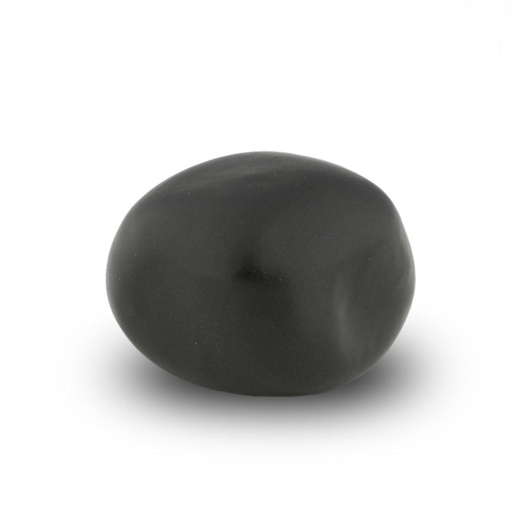 Keramisch knuffelkeitje mat legergroen handgemaakt uniek formaat